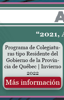 AMEXCID - Programa de Colegiaturas Tipo Residente del Gobierno de la Provincia de Quebec INVIERNO 2022